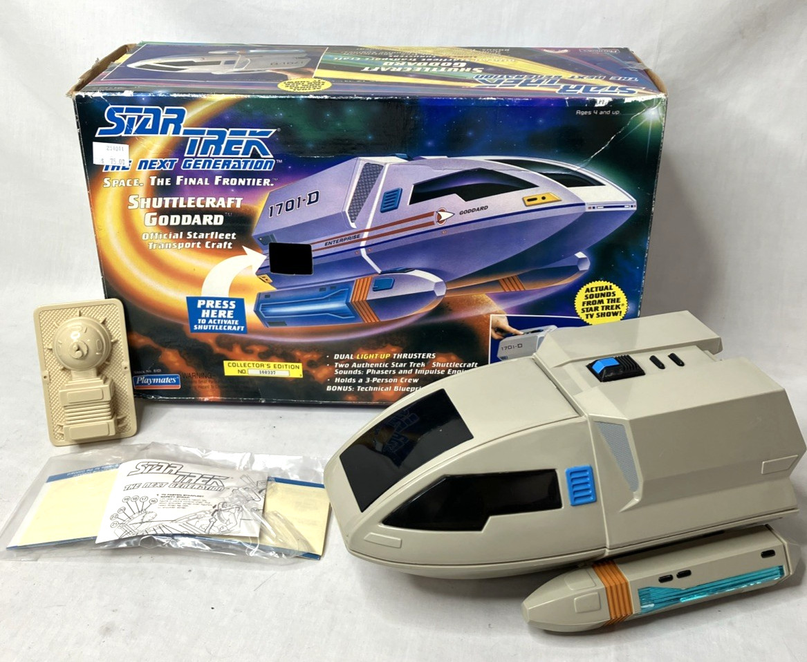 1992 Playmates Star Trek The Next Generation Shuttlecraft Goddard w/ Box