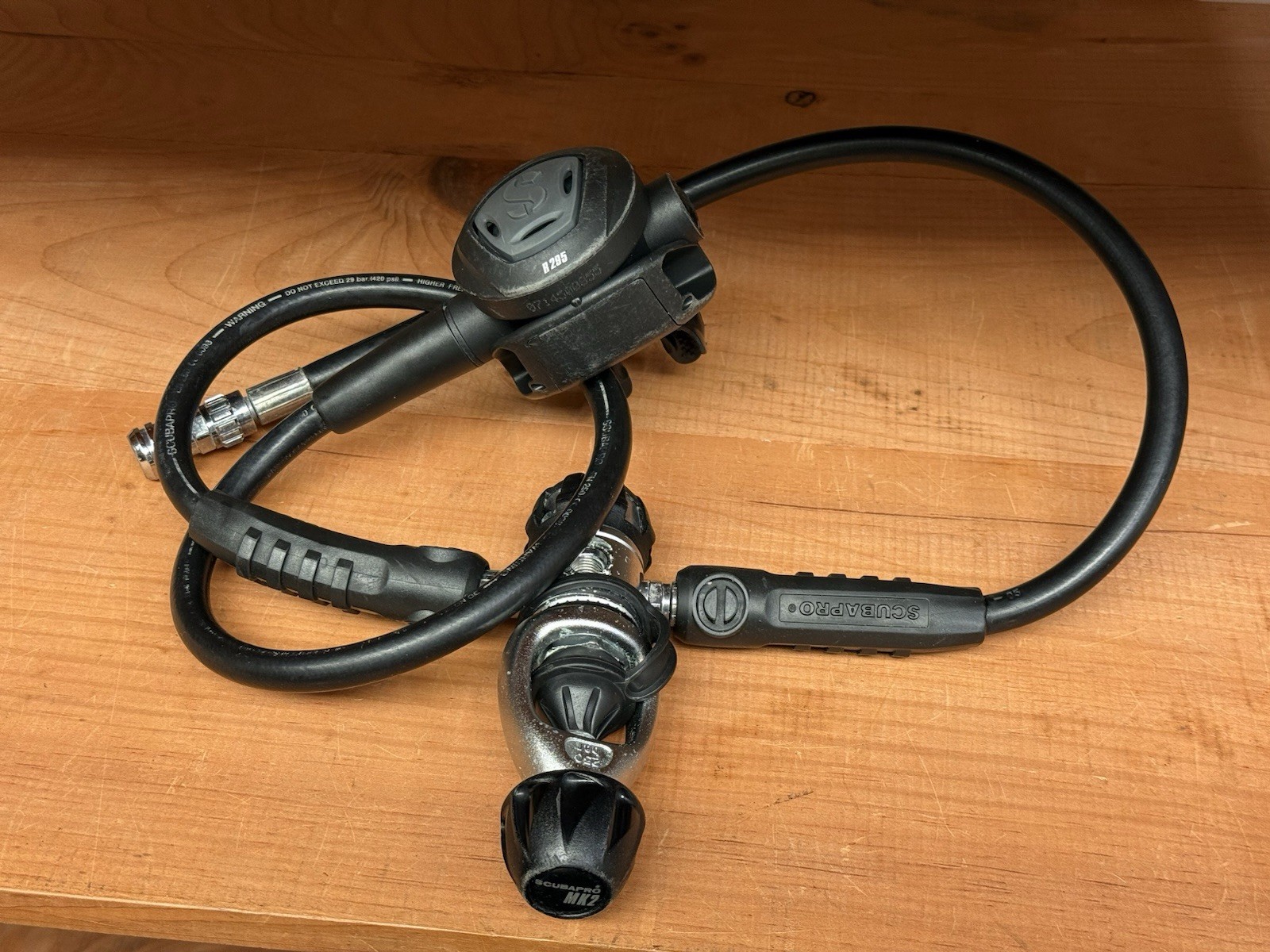 Scubapro MK2 First Sage Regulator With R295 Regulator - Second Stage