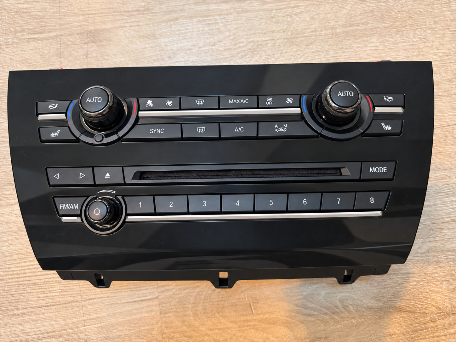 14-19 BMW F15 X5 X6 A/C AC Climate Temperature Radio Control Switch 9356383 OEM