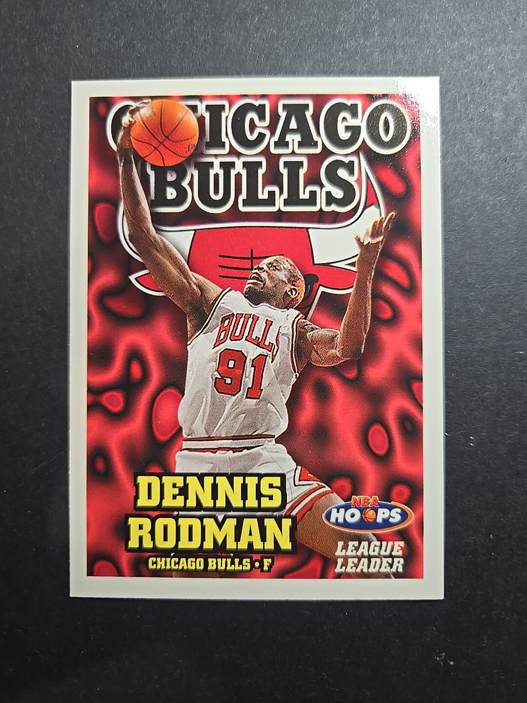 1997-98 NBA Hoops #2 League Leaders - Dennis Rodman 1997-98 NBA Hoops #2 League Leaders - Dennis Rodman