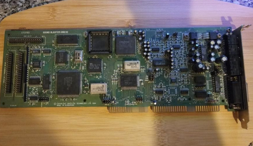 Creative Sound Blaster AWE32 CT3780 ISA Sound Card