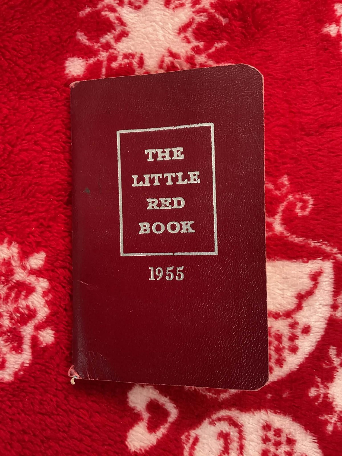 Antique 1955 COOPER FIELD RESEARCH STATION Little Red Book Diary