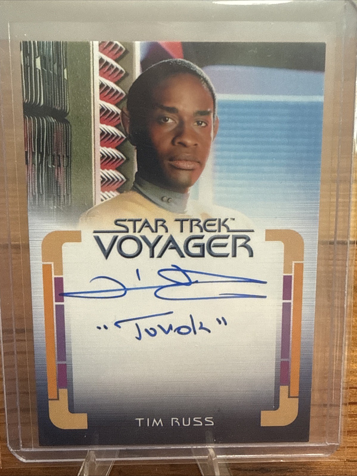 2026 Rittenhouse Star Trek Voyager Archives Tim Russ Auto Autograph INS 2026 Rittenhouse Star Trek Voyager Archives Tim Russ Auto Autograph INS