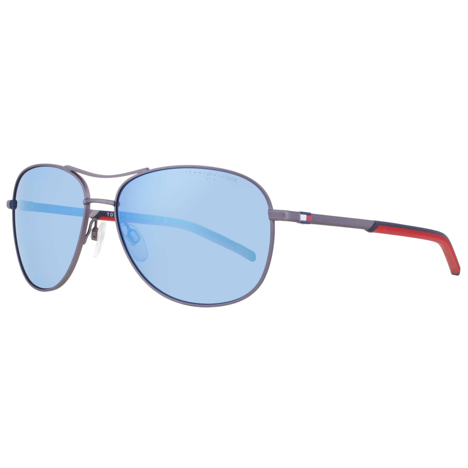 Tommy Hilfiger Blue Multilayer Pilot Men\'s Sunglasses TH 2023/S 0R80/ZS 59