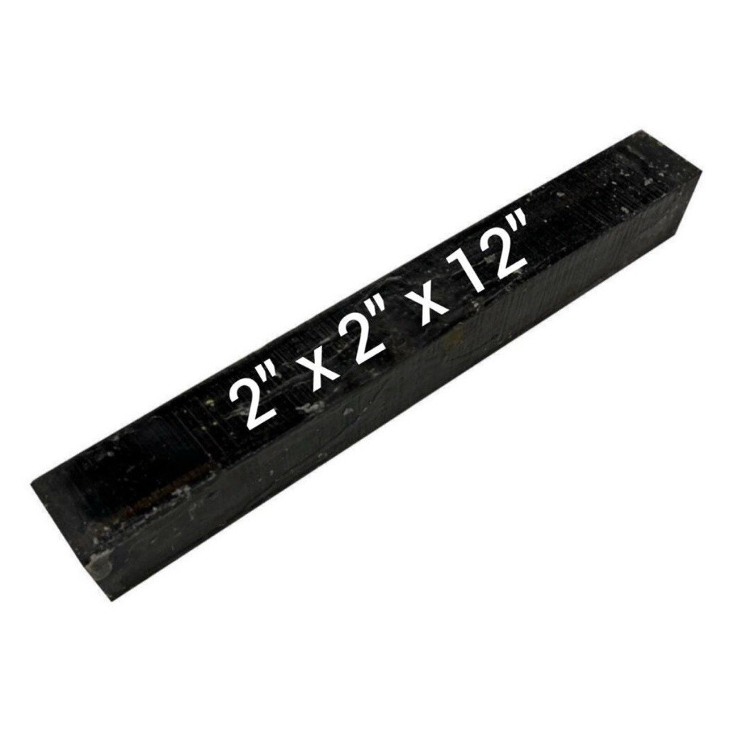Black ebony wood 2 x 2x 12 Black ebony wood 2 x 2x 12