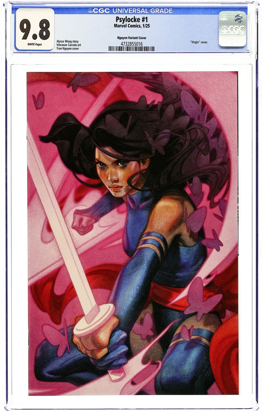 Psylocke 1G CGC 9.8 2025 4732855016
