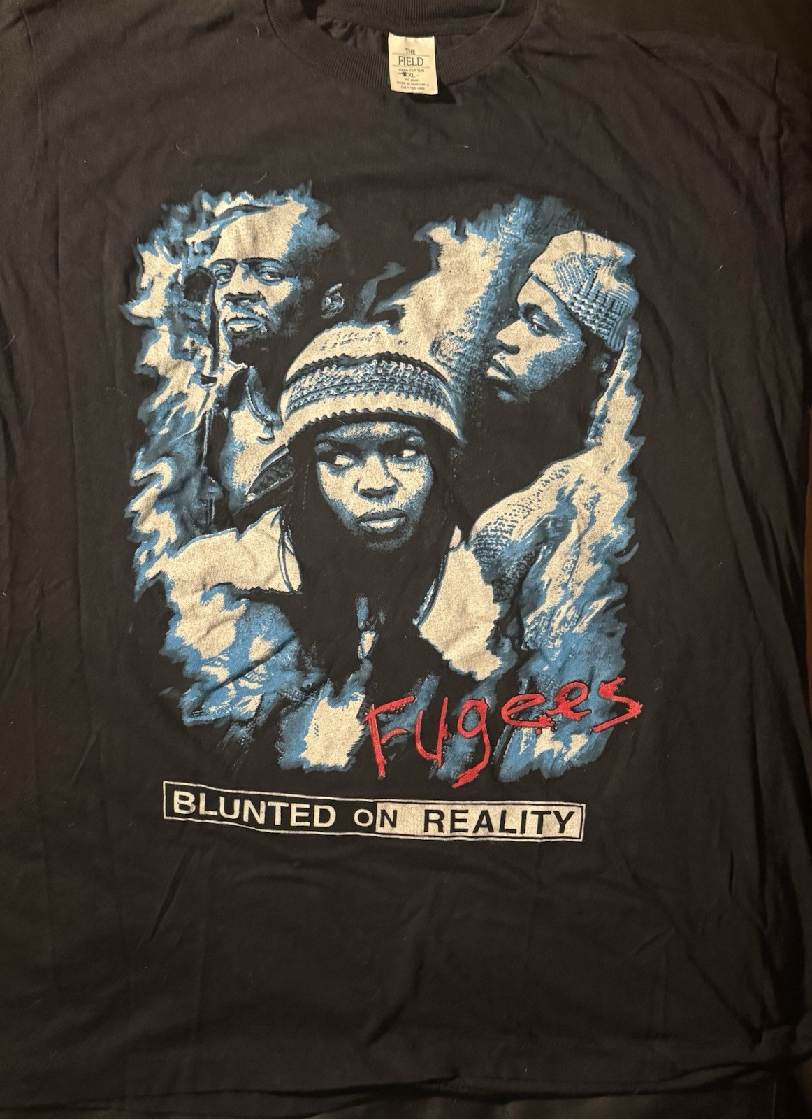 Vintage Single Stitch Rare The Field hip hop Fugees Blunted On Reality T-Shirt Vintage Single Stitch Rare The Field hip hop Fugees Blunted On Reality T-Shirt