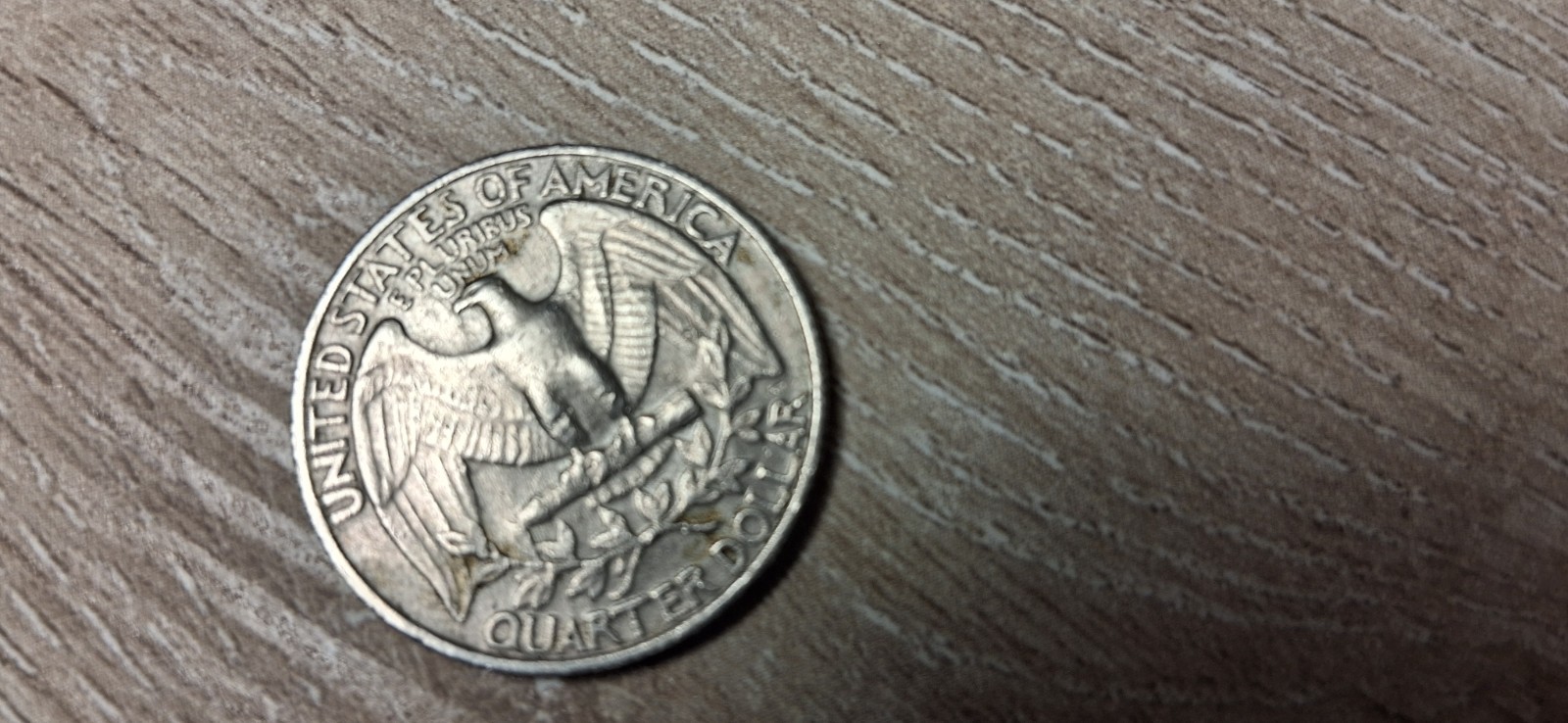 SUPER RARE ERROR 1983 D WASHINGTON QUARTER WITH SPITTING EAGLE. VERY NICE ERROR
