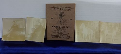 Carrying On Booklet, + 4 Photos, WWI Illustrated Unemployed / Disabled Vets 1924