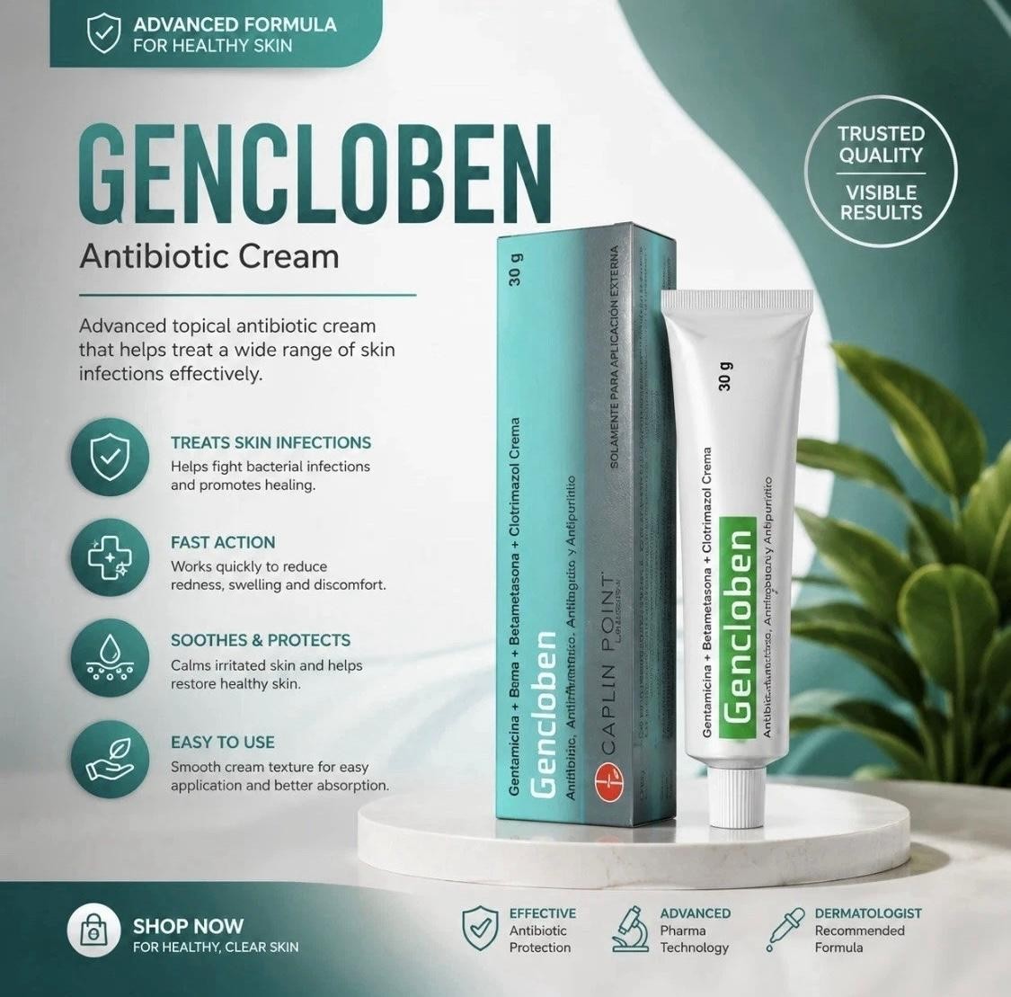 Gencloben for irritation of the crotches and sensitive areas, for irritation Gencloben for irritation of the crotches and sensitive areas, for irritation