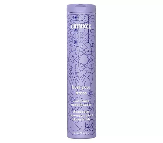amika Bust Your Brass Cool Blonde Repair Shampo o, 9.2 oz