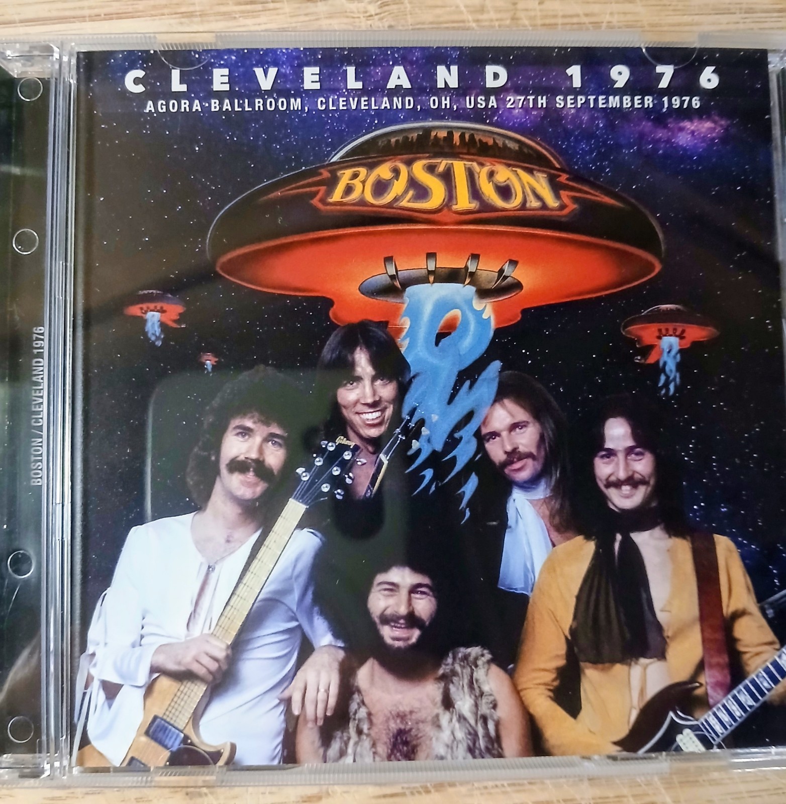 BOSTON rock Band Rare CD 1976 Cleveland OH Concert TOUR Fm A+ Scholtz Delp 