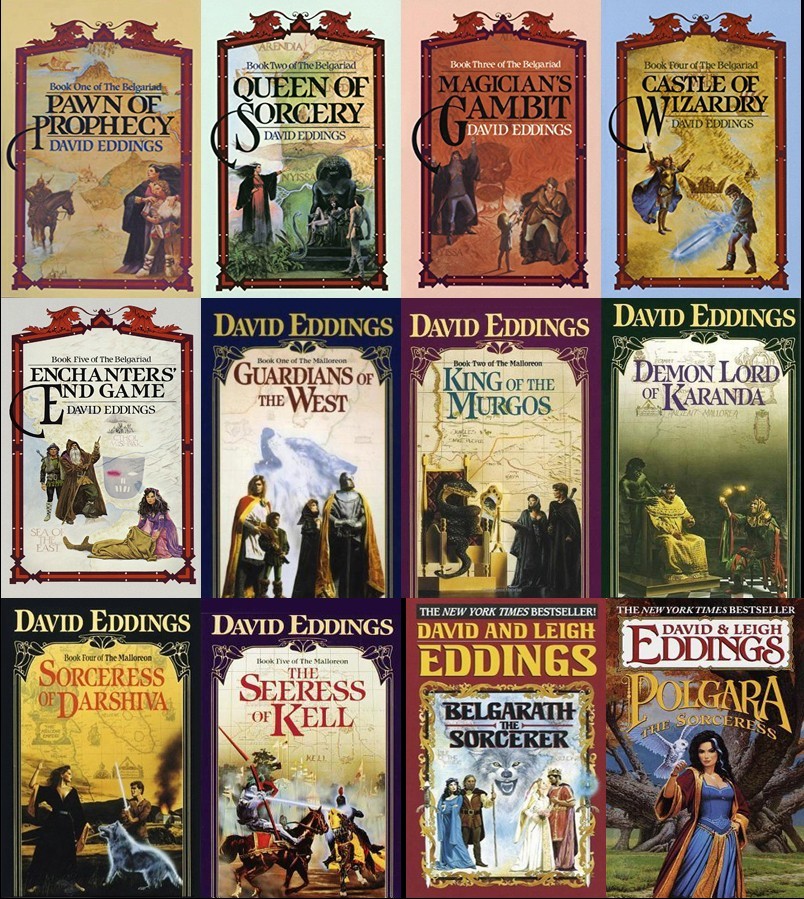 The BELGARIAD & MALLOREON Series By David Eddings - 12 MP3 Audiobook Collection