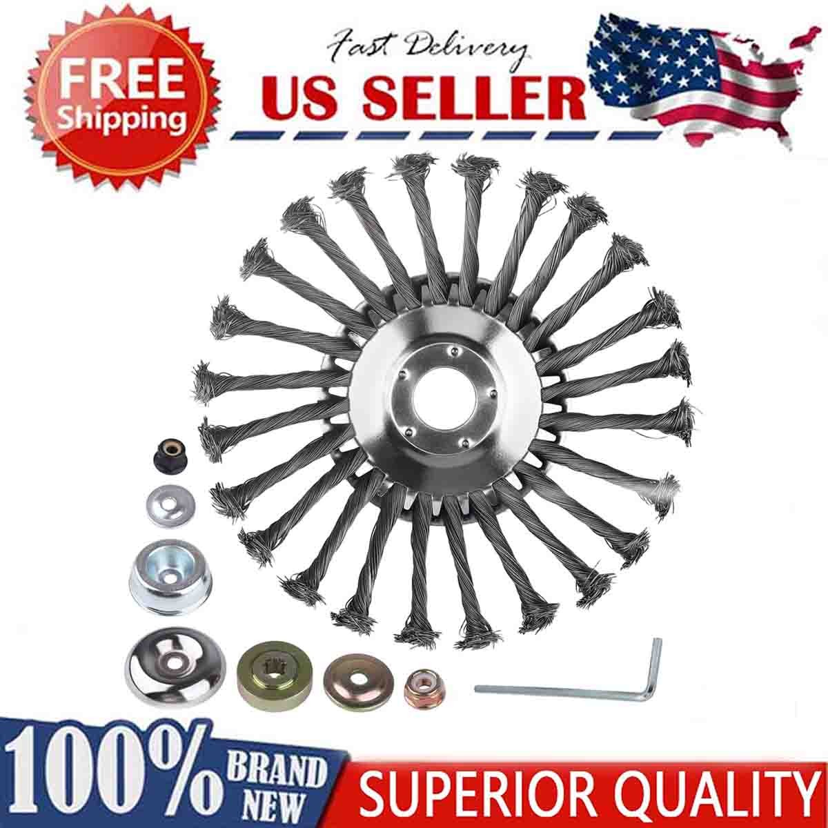 8 Inch Steel Wire Trimmer Head – Universal Weed Eater Attachment for Stihl US