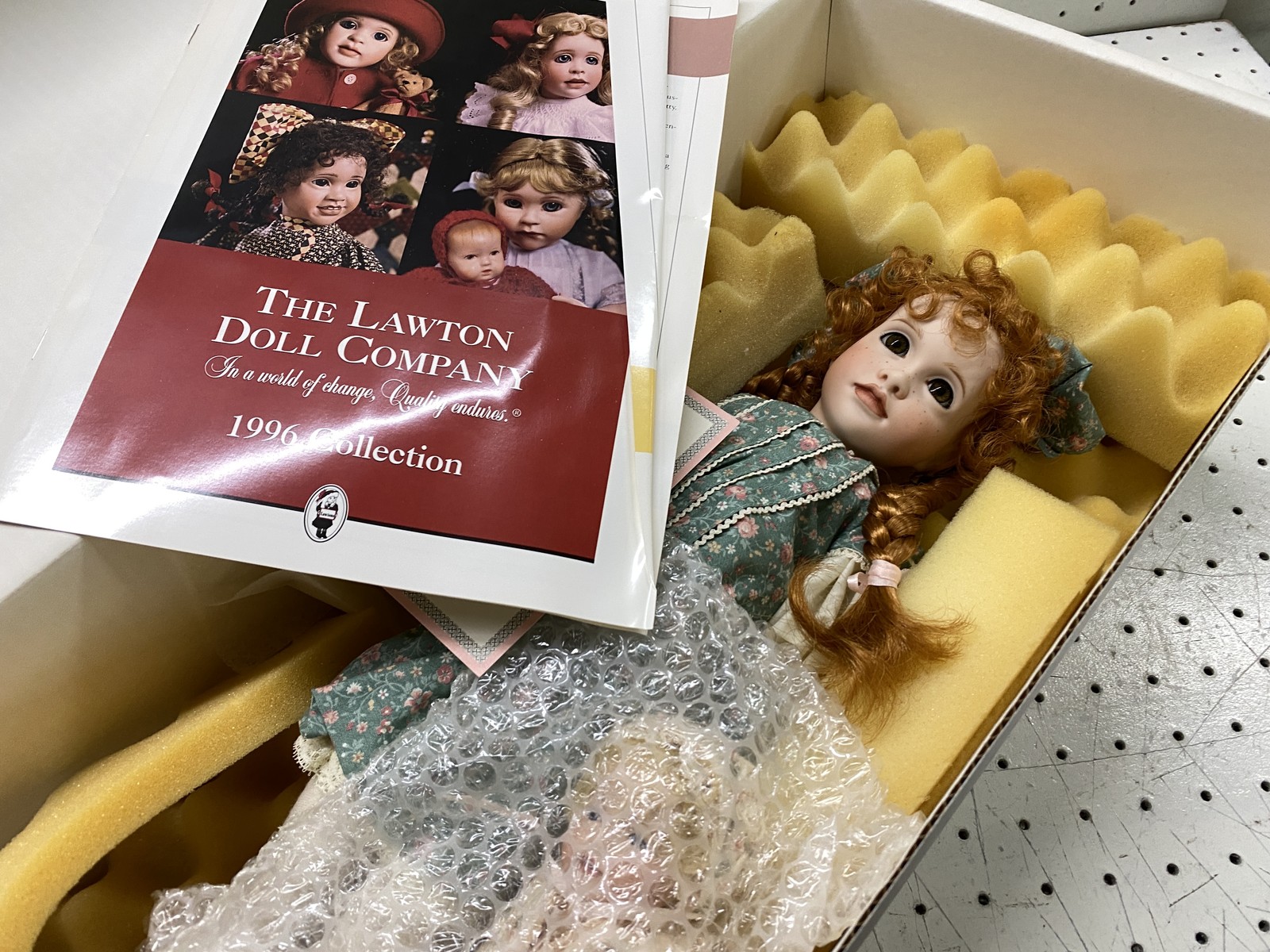 Vintage Lawton Doll Henriette Hilda Porcelain Lot Of 2 Classic Playthings 1996