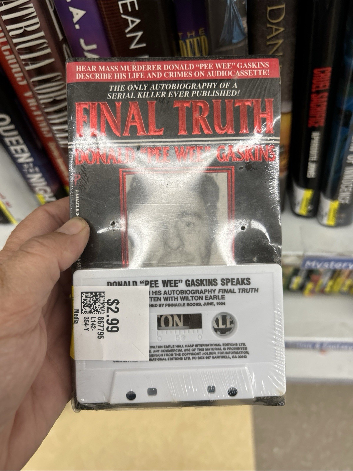 Final Truth: The Autobiography of a Serial Killer DONALD GASKINS w/Cassette RARE