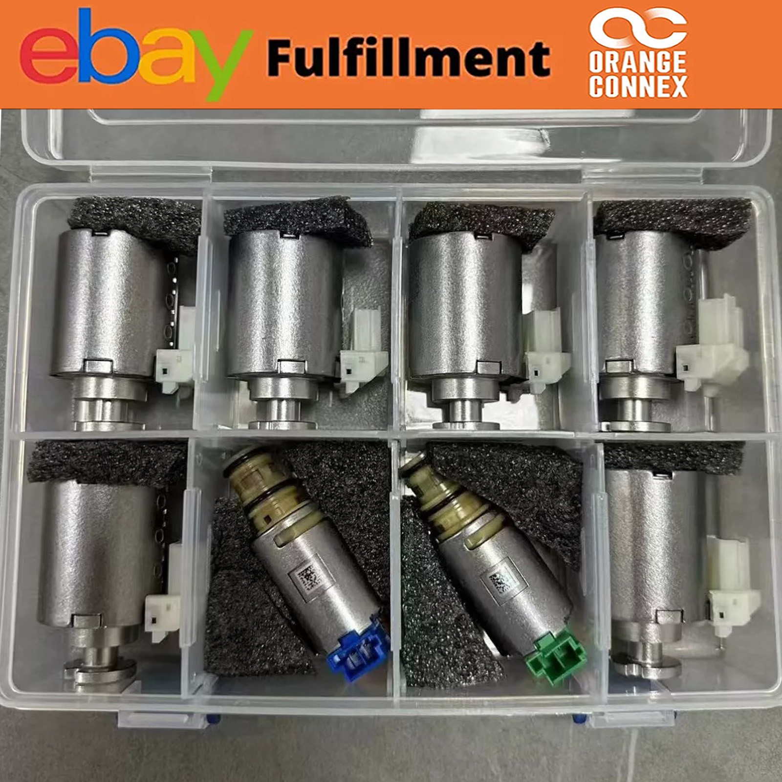 8Pcs Genuine 10R60 10R80 Automatic Transmission Solenoid Kit for Ford Lincoln 8Pcs Genuine 10R60 10R80 Automatic Transmission Solenoid Kit for Ford Lincoln