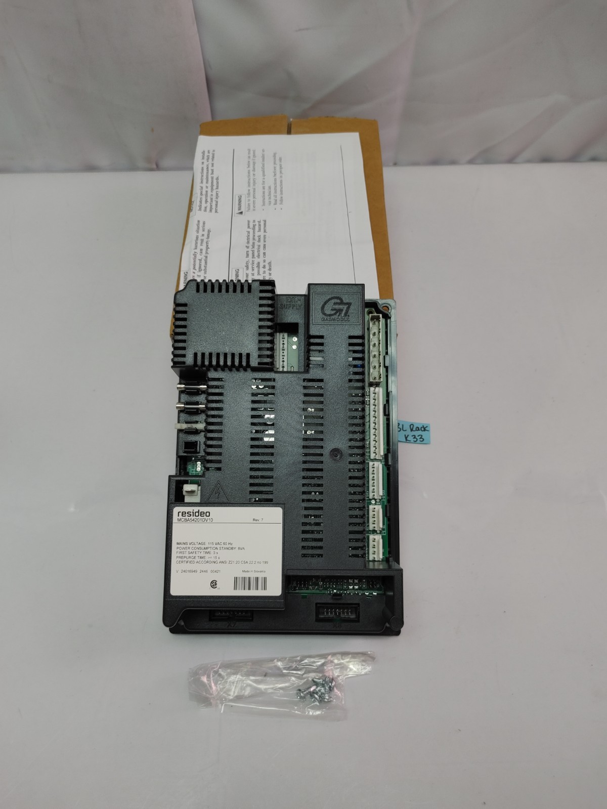 Triangle Tube PSRKIT50 Control Circuit Board Boiler Resideo MCBA54201DV10