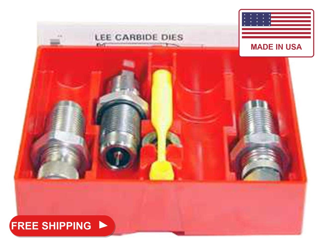 Lee Precision 9-mm Luger Carbide 3-Die Set (Silver)