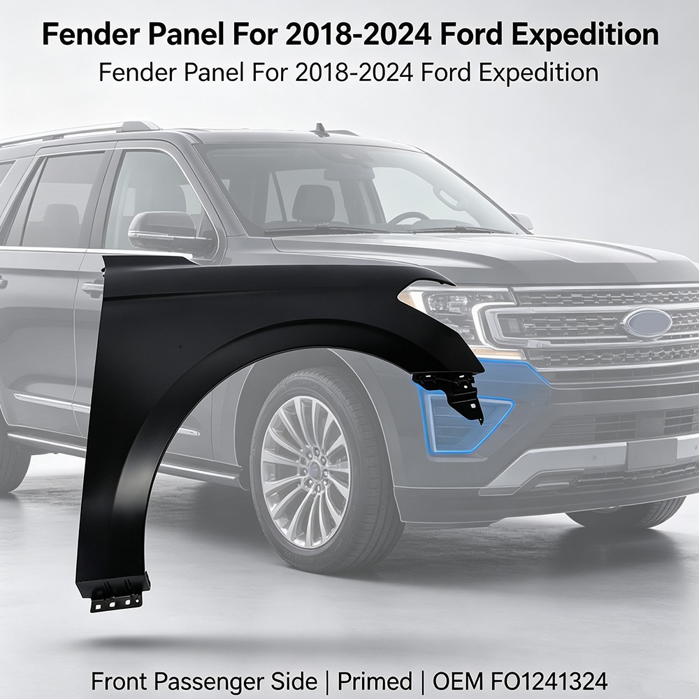 NEW Fender Panel For 2018-2024 Ford Expedition Front Passenger Side Black