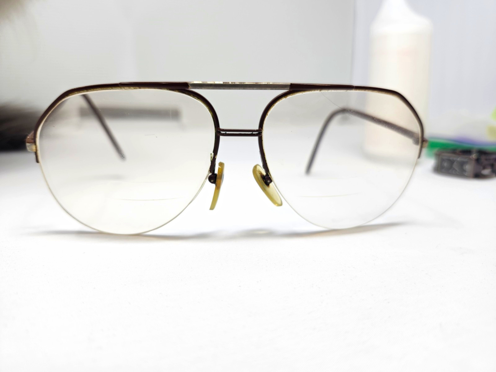 Rare Vintage Carrera 3240 Double Bridge Pilot Glasses Frame Austria Era 54mm 80s