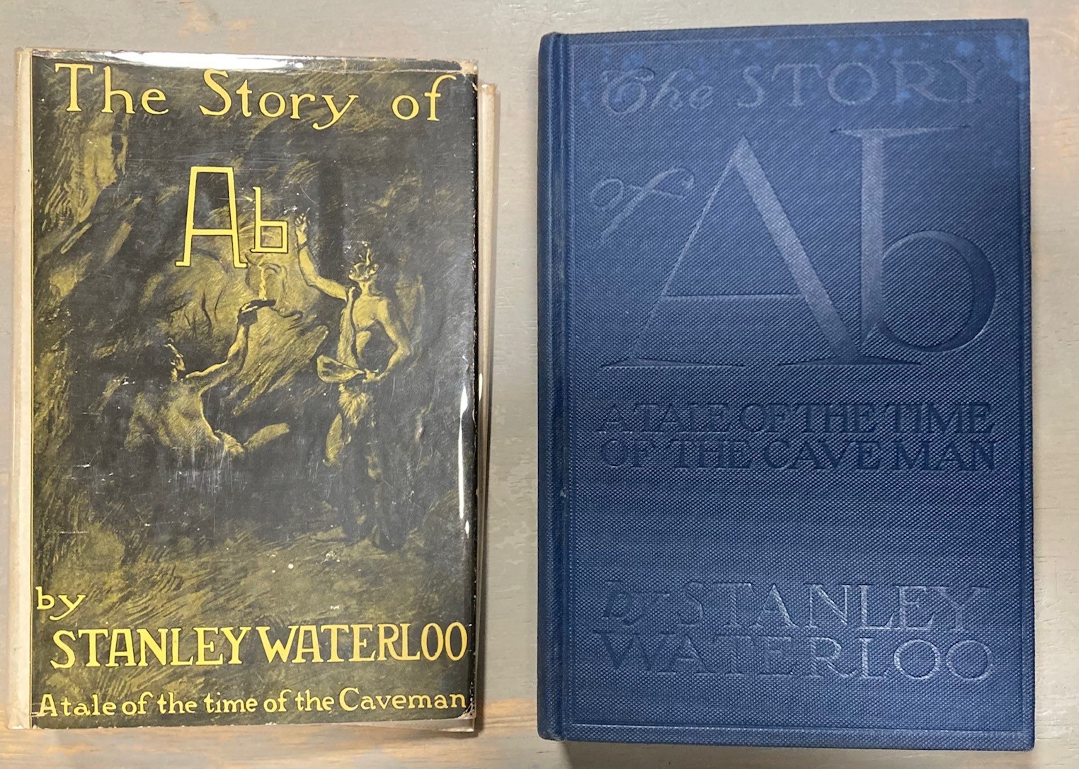 The Story of Ab A tale of the time of the Caveman Stanley Waterloo 1938 1st ed.