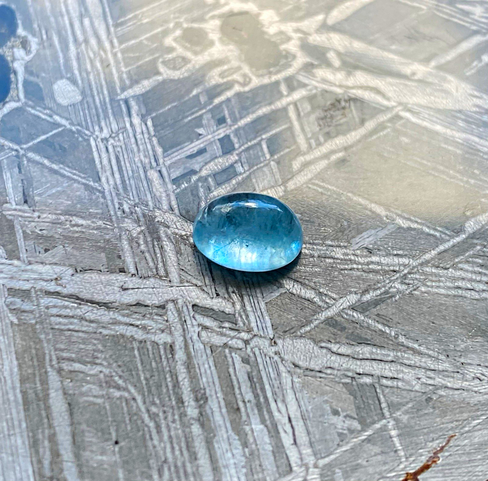 Lagoon blue tourmaline 1.98ct, loose cabochon for jewelry Paraiba color Lagoon blue tourmaline 1.98ct, loose cabochon for jewelry Paraiba color