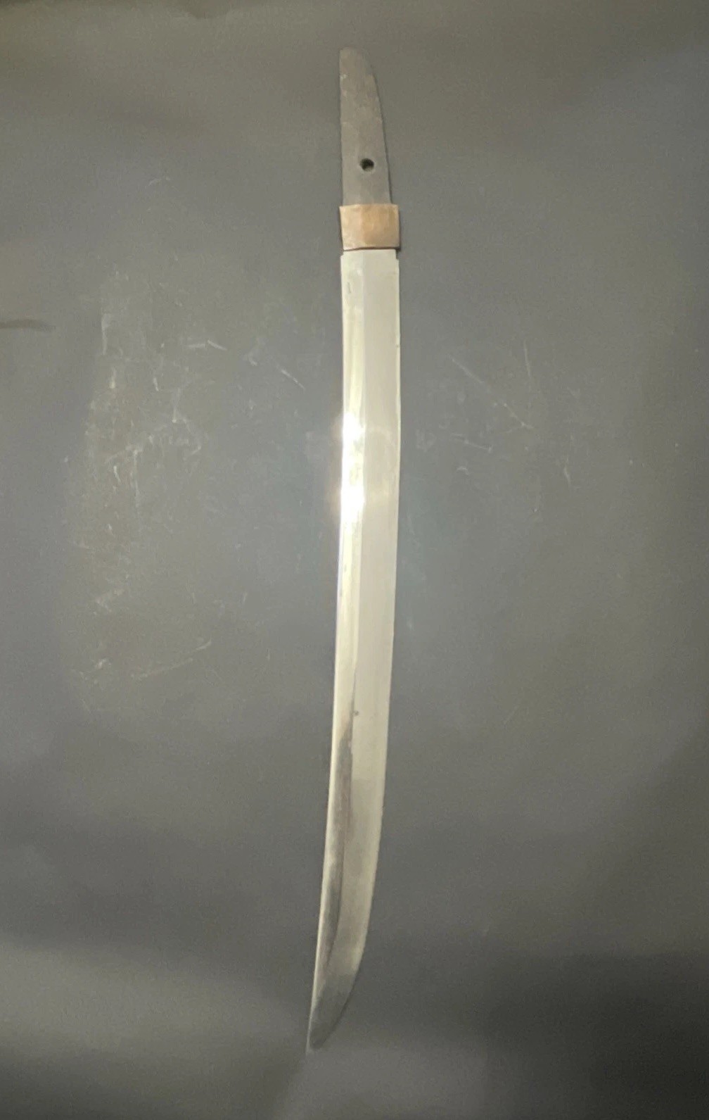 Antique Japanese Nihonto Aikuchi Short Sword - Edo Guardless Rayskin Mount