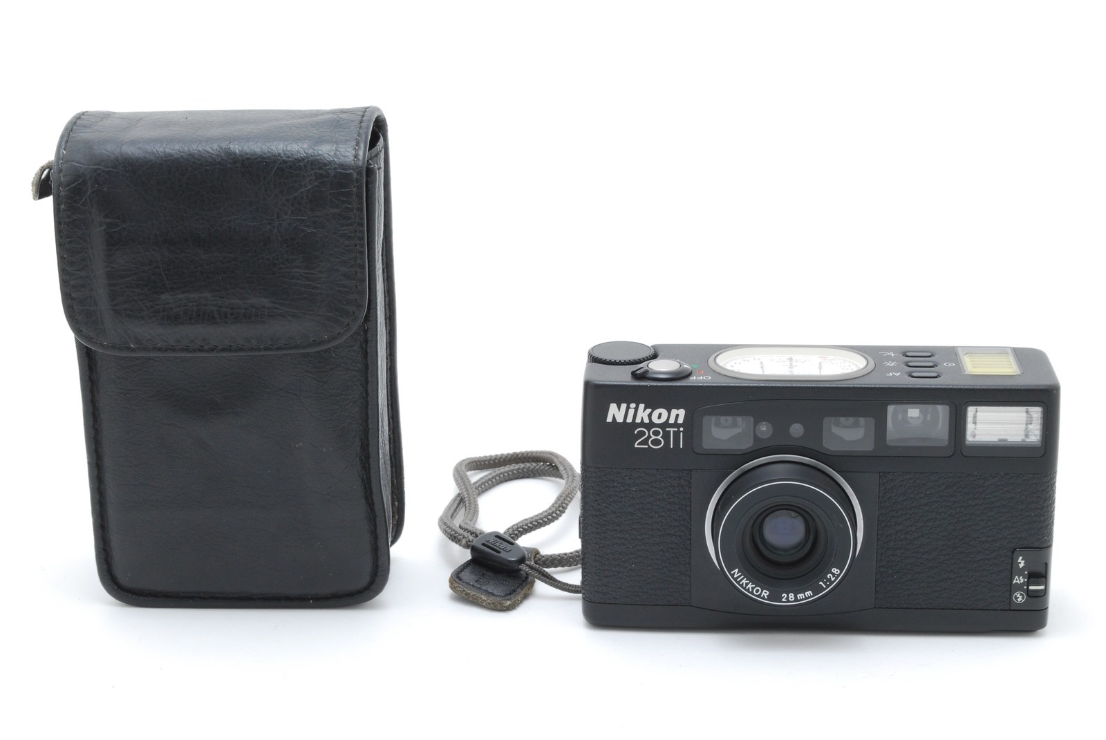 [Exc+5] Nikon 28Ti 35mm Film Camera Point & Shoot Black From Japan