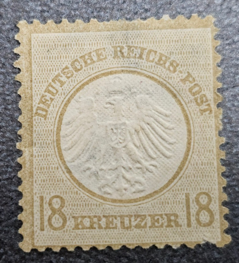 Stamp Germany Reich Brustschild Shield 18 Kreuzer 1872 Mi. Nr. 11 [🇩🇪39131-5]
