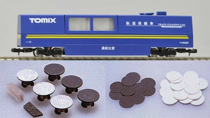New Tomix 6425 Blue Cleaning Car AND Tomix 6424 Disc Replacement Set New Tomix 6425 Blue Cleaning Car AND Tomix 6424 Disc Replacement Set