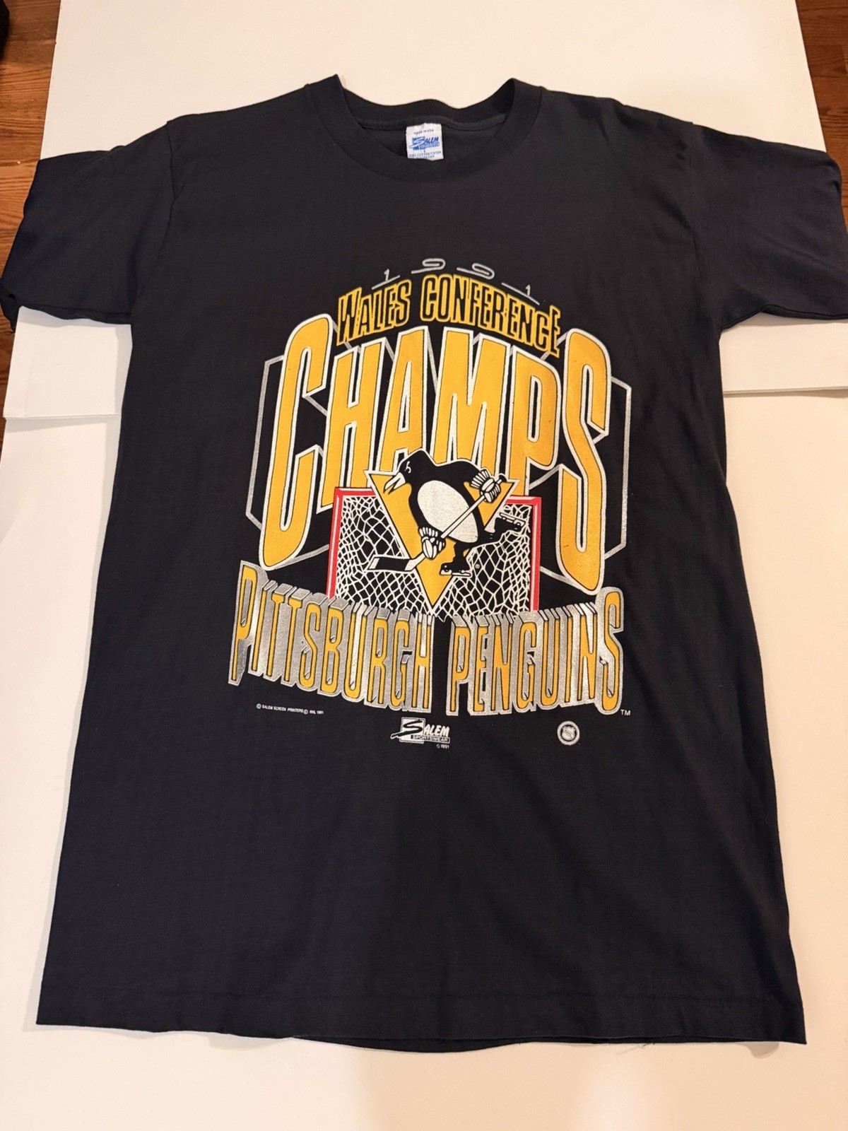 Salam Sportswear Vintage Pittsburgh Penguins T-Shirt 90\'s