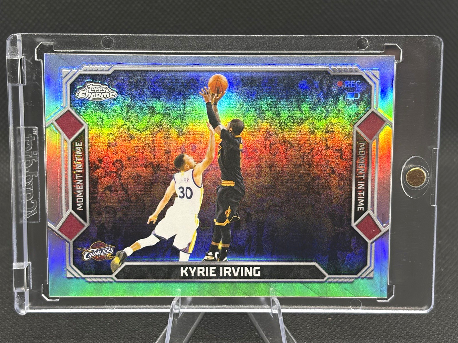 2025-26 Topps Chrome Update Kyrie Irving Moment in Time Refractor #MT-15 2025-26 Topps Chrome Update Kyrie Irving Moment in Time Refractor #MT-15