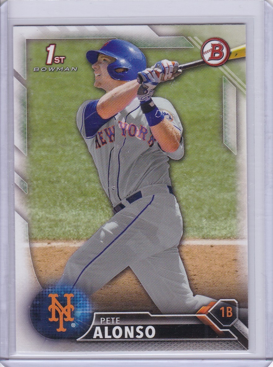 2016 Bowman Draft - Draft Picks Pete Alonso #BD-92 New York Mets RC