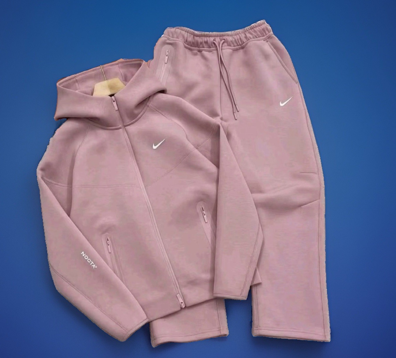 Nike Nocta Tech Fleece Tracksuit Size S M L XL PINK 🩷 Genuine From Germany Nike Nocta Tech Fleece Tracksuit Size S M L XL PINK 🩷 Genuine From Germany