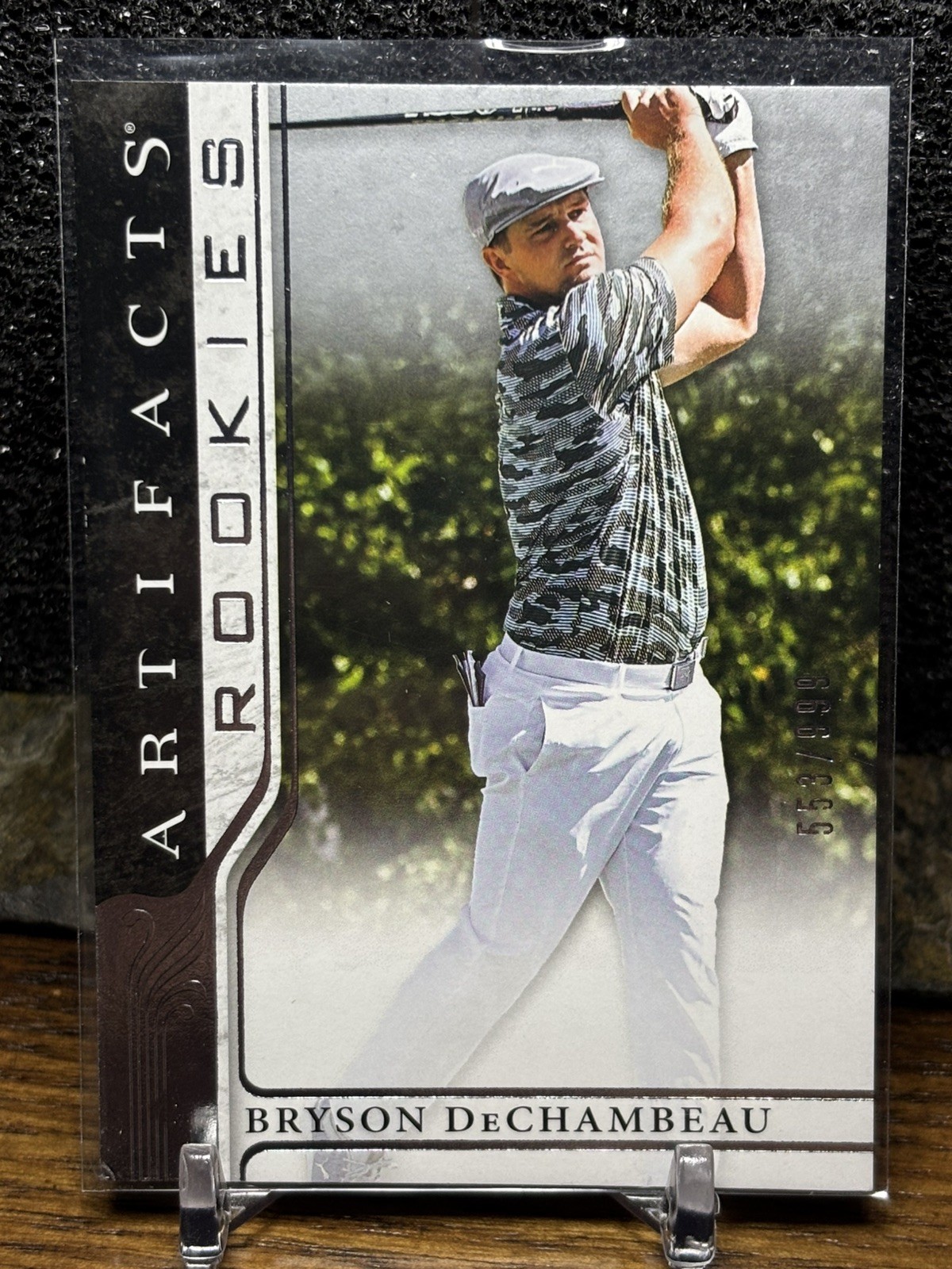 Upper Deck 2019 Artifacts Golf Bryson DeChambeau Rookies RC #62 /999