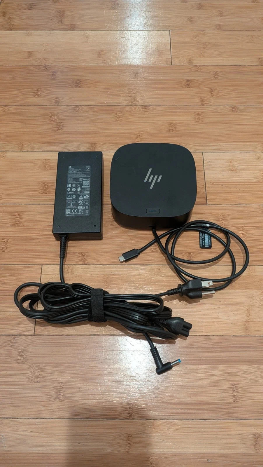 HP USB-C G5 Dock Universal Docking Station w/ 120W AC Adapter ~ Tested