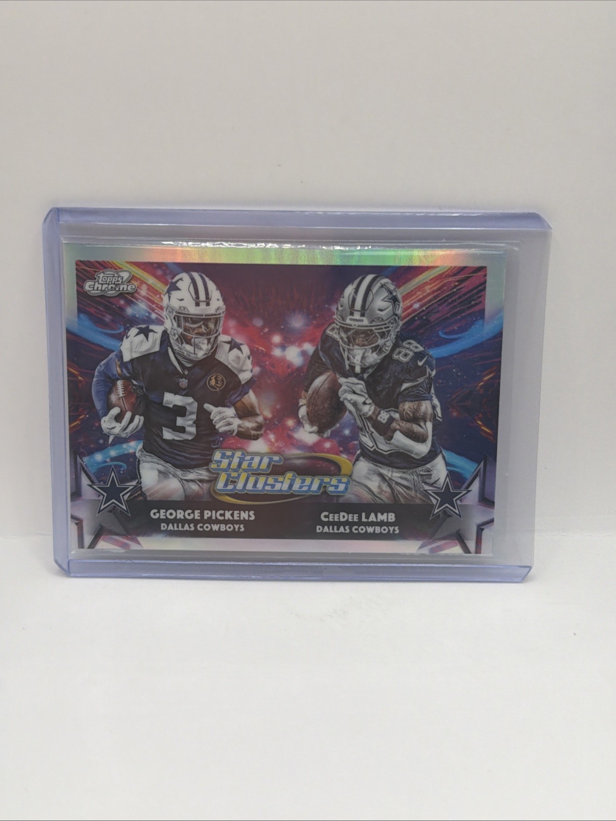Topps 2025 Topps Chrome Star Clusters George Pickens CeeDee Lamb #SC-8