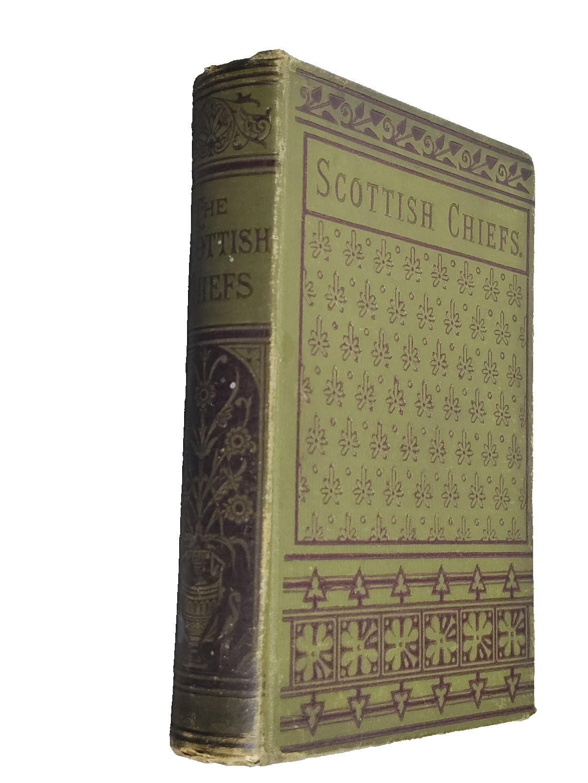 The Scottish Chiefs Jane Porter 1883 Antique Hardcover Book J. B. Lippincott