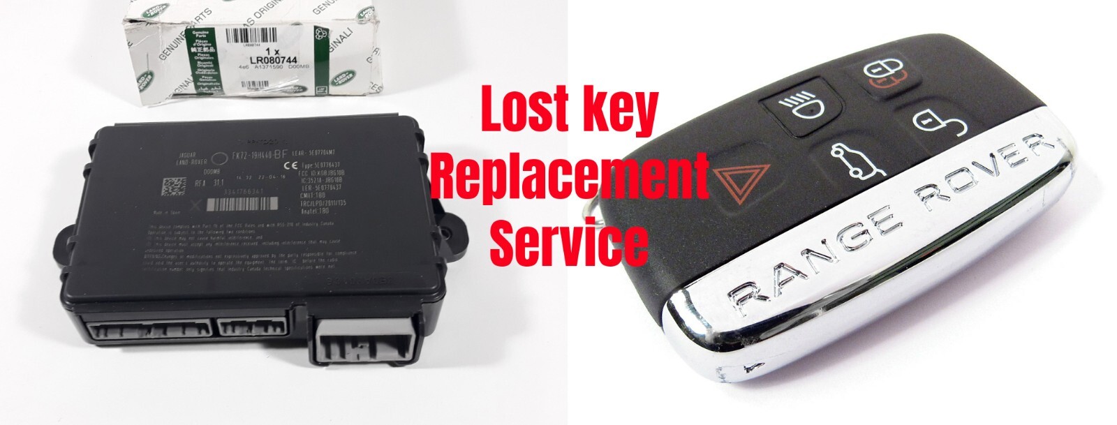2011-2020 Jaguar/RangeRover KVM Lost Key Replacement Mail in Programming Service