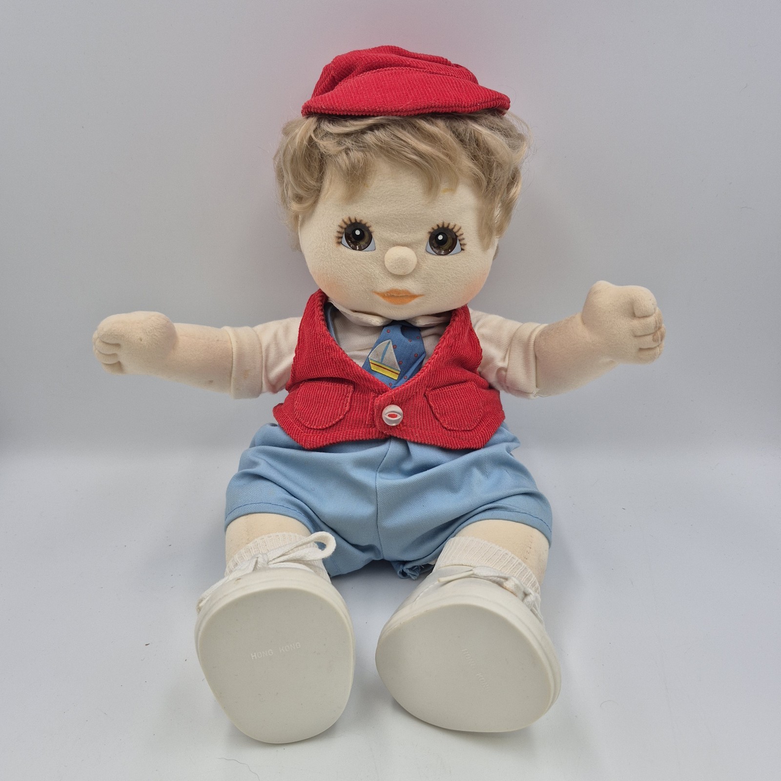 1985 Mattel MY CHILD DOLL Dirty Blonde hair Brown eyes w/clothes shoes 1985 Mattel MY CHILD DOLL Dirty Blonde hair Brown eyes w/clothes shoes