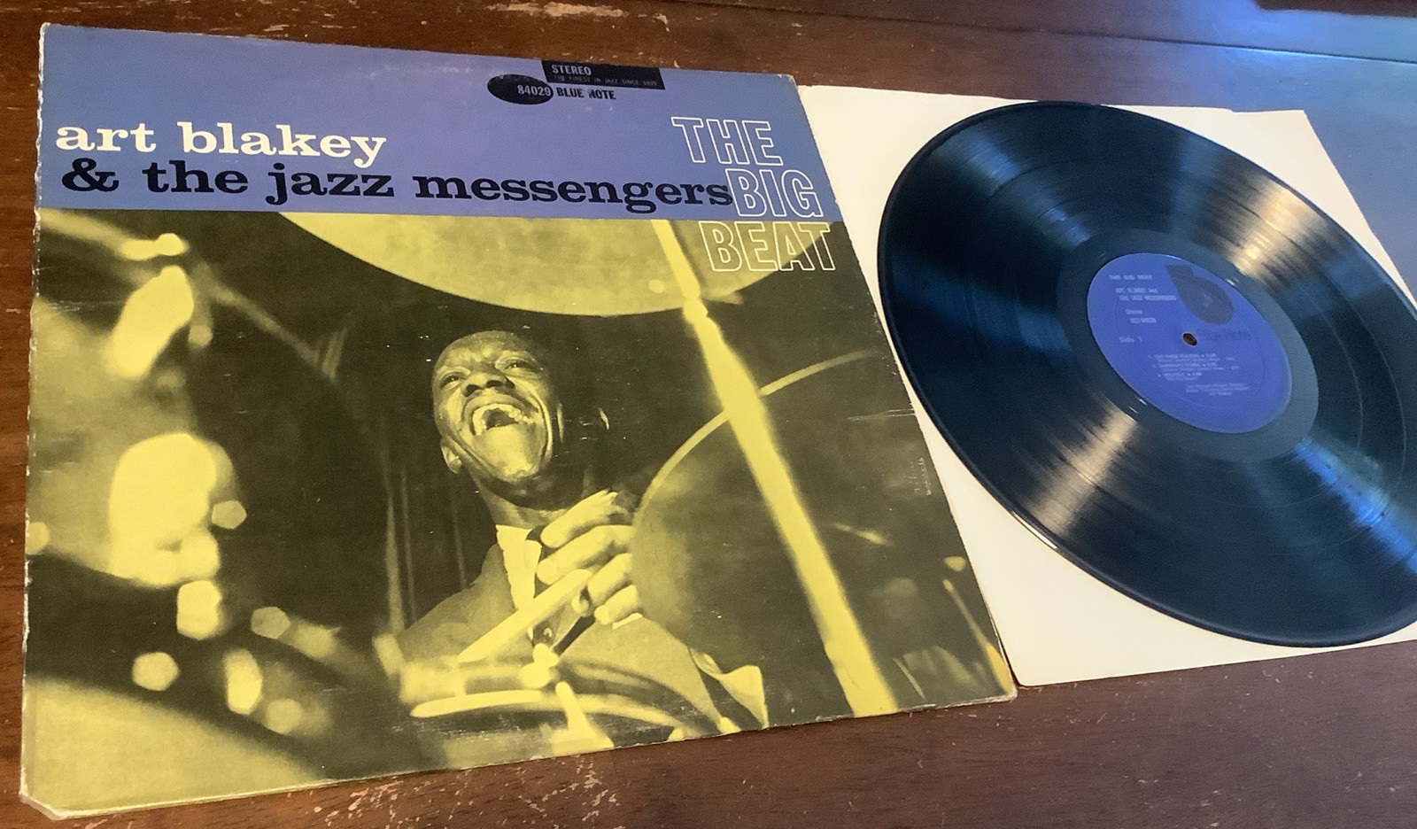 Art Blakey & The Jazz Messengers LP The Big Beat Blue Note BST 84029 RVG