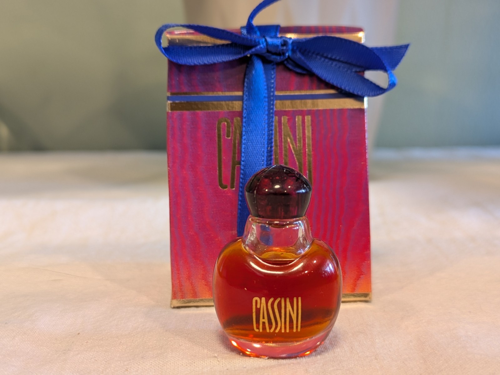 Cassini by Oleg Cassini ~ Eau De Parfum Mini Splash 4ml Vintage New In Box 