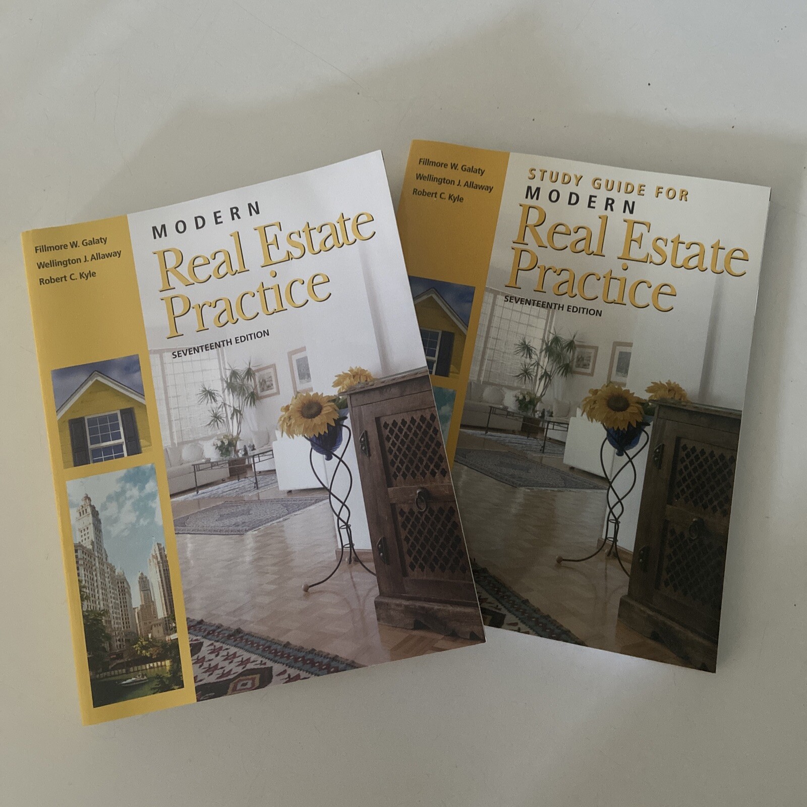Modern Real Estate Practice by Wellington J. Allaway Plus Study Guide 2 books Modern Real Estate Practice by Wellington J. Allaway Plus Study Guide 2 books
