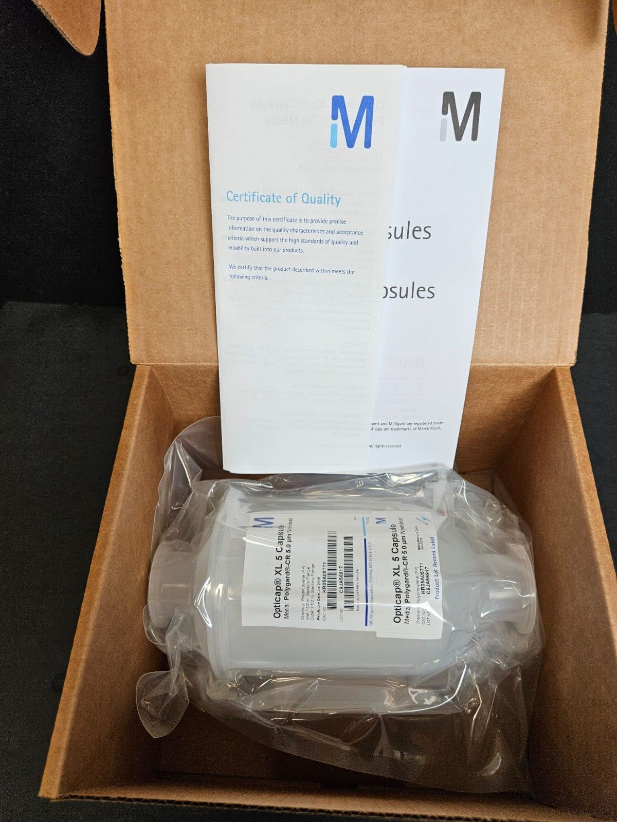 Millipore Filter Capsule Opticap XL 5 Polygard 5 um