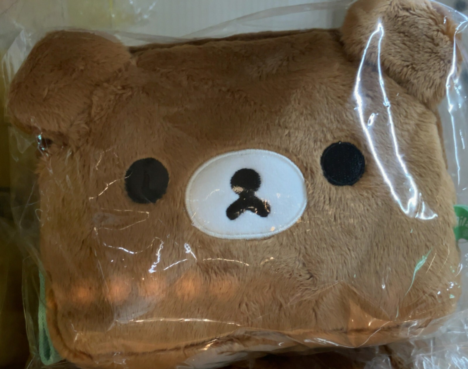 San-X Character Rilakkuma Plush Multi Case Chairoikoguma Cosmetic Pouch New