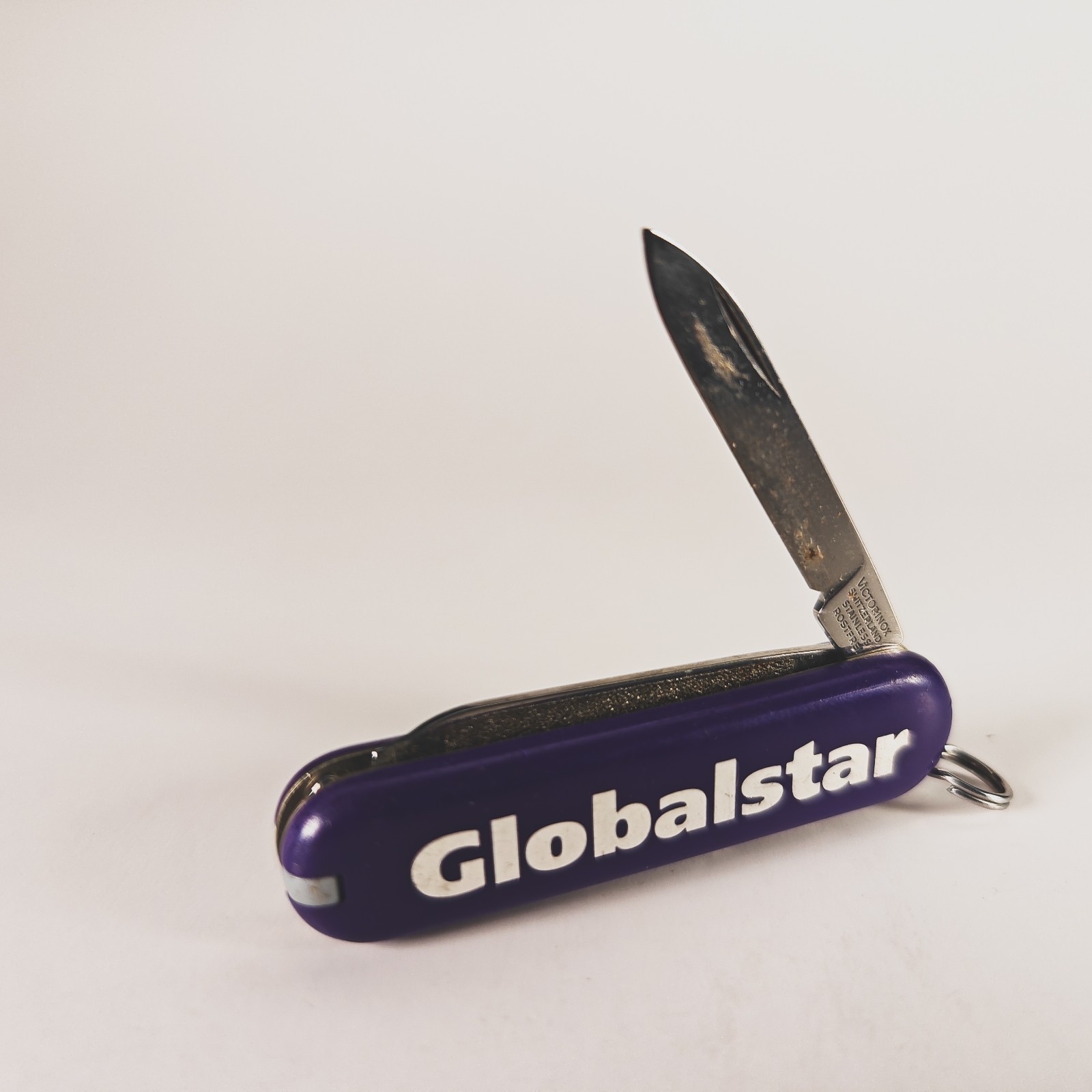 RARE Original Victorinox Signature 58mm Purple Detached Pen GLOBAL STAR Logo