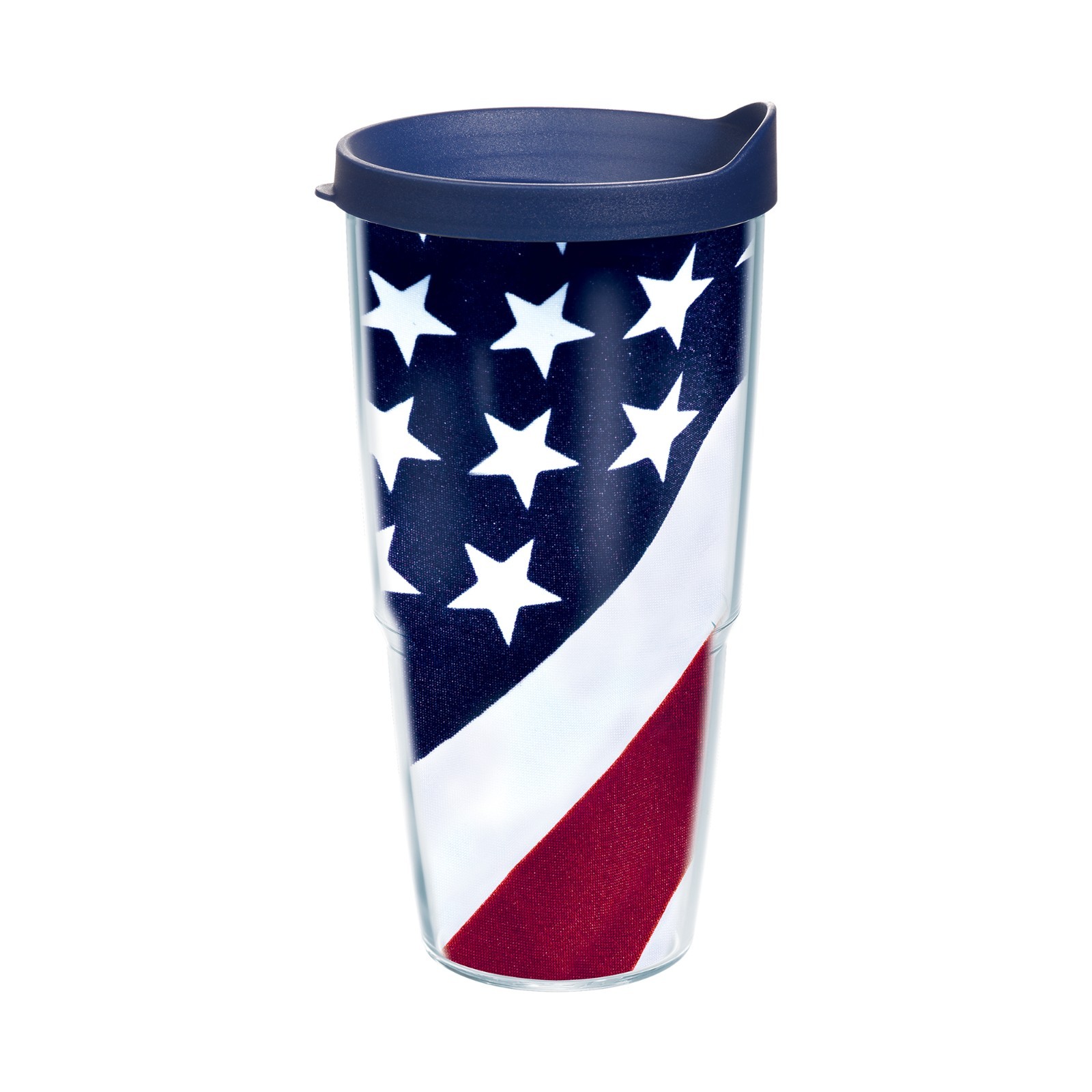 Tervis American Flag Colossal 24 oz Tumbler with lid Red White Blue USA America