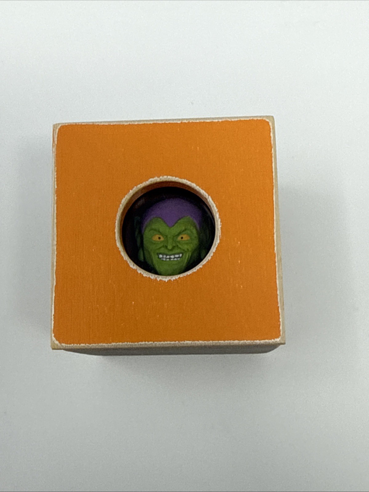 Brad Hill Marvel Green Goblin Peek AP Signed Rare 3D sculpture Artist Proof