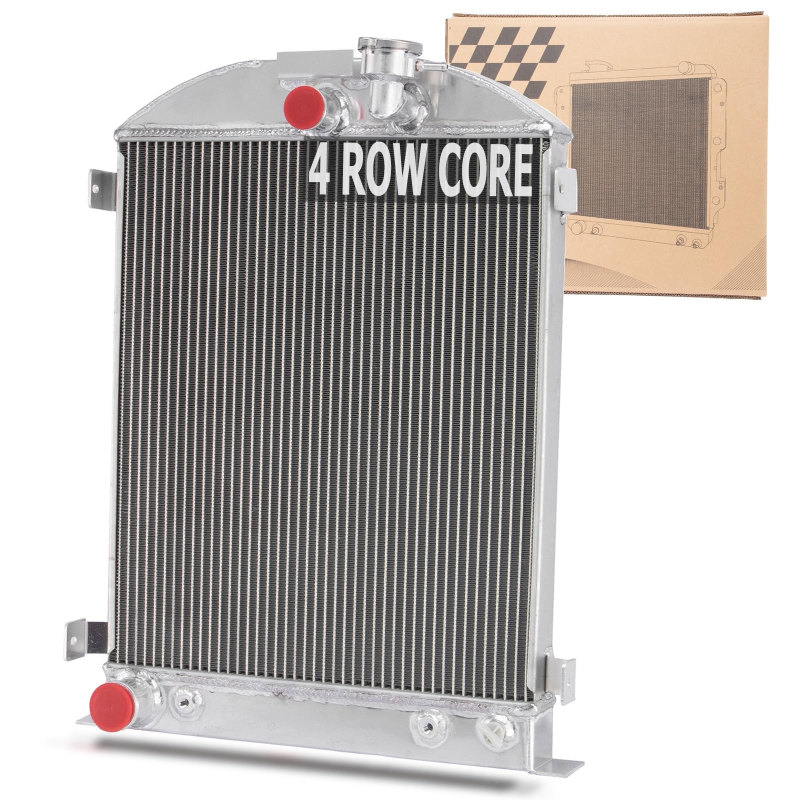 Radiator Replacement for 1928 1931 Ford Model A L Head Aluminum 4 Row